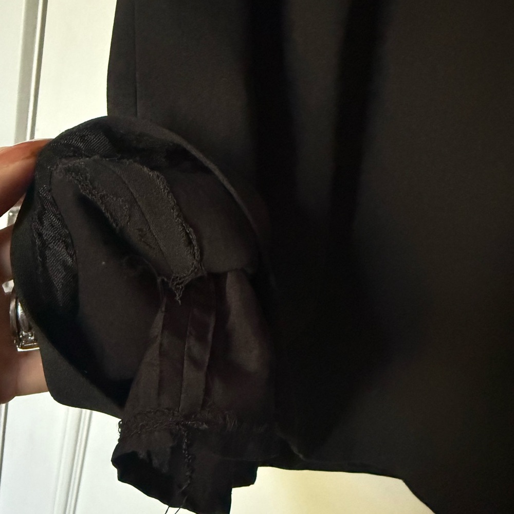 Helmut Lang Black Long Sleeve shift dress M $295 - Picture 10 of 14